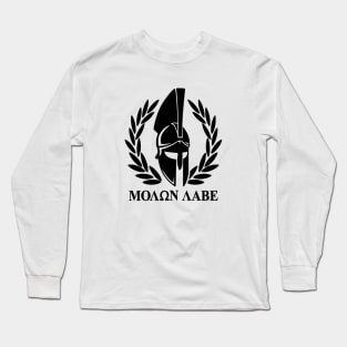 Mod.3 Molon Labe Greek Spartan Long Sleeve T-Shirt